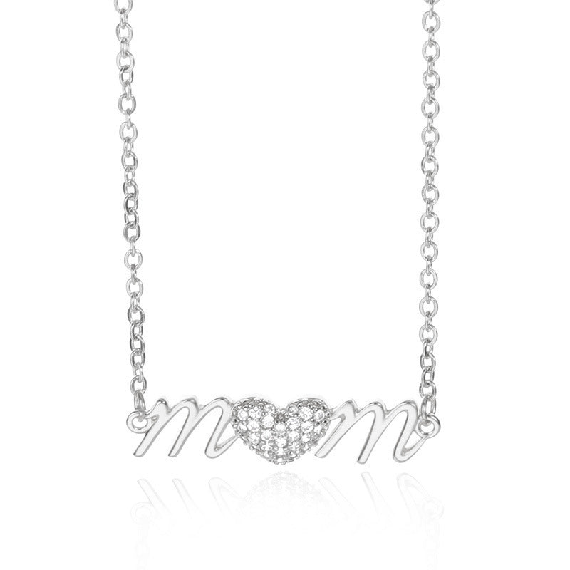 Amazon New Product Mother's Birthday Gift Necklace Heart