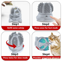 Electric Pets Cat Brush LED Toy Massager Pet Products